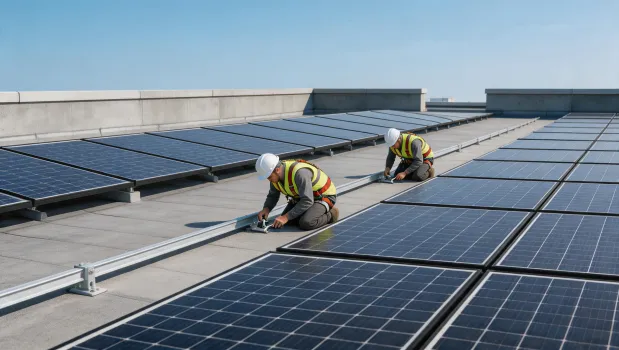 Commercial rooftop solar application